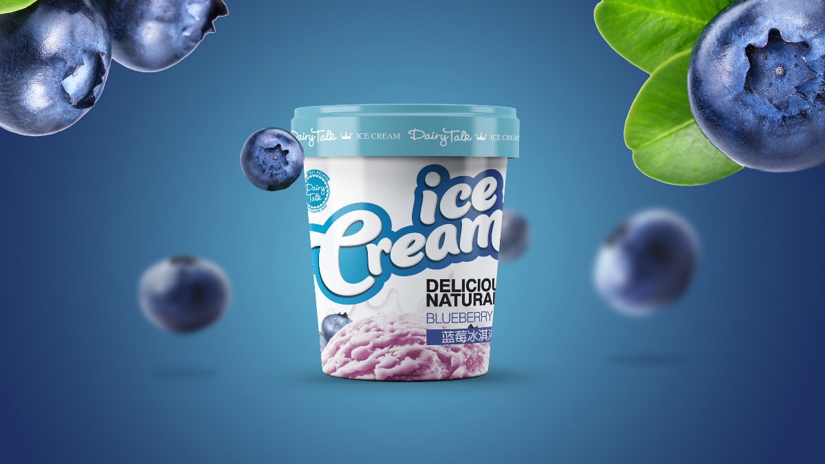 Dairytalk Ice Cream冰淇淋新品包装设计