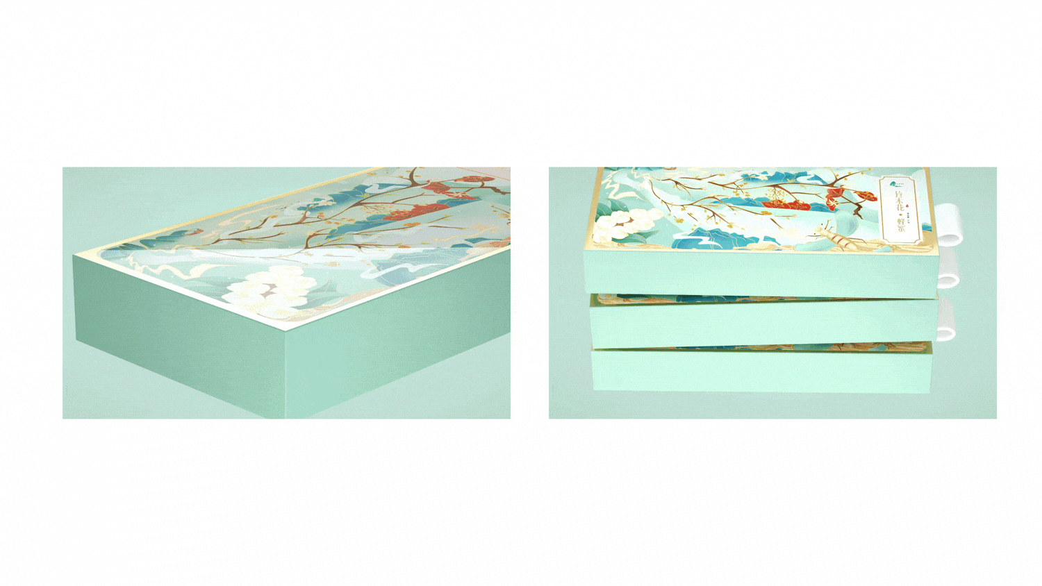 《铃木花-蜂蜜》新国潮 -包装礼盒设计