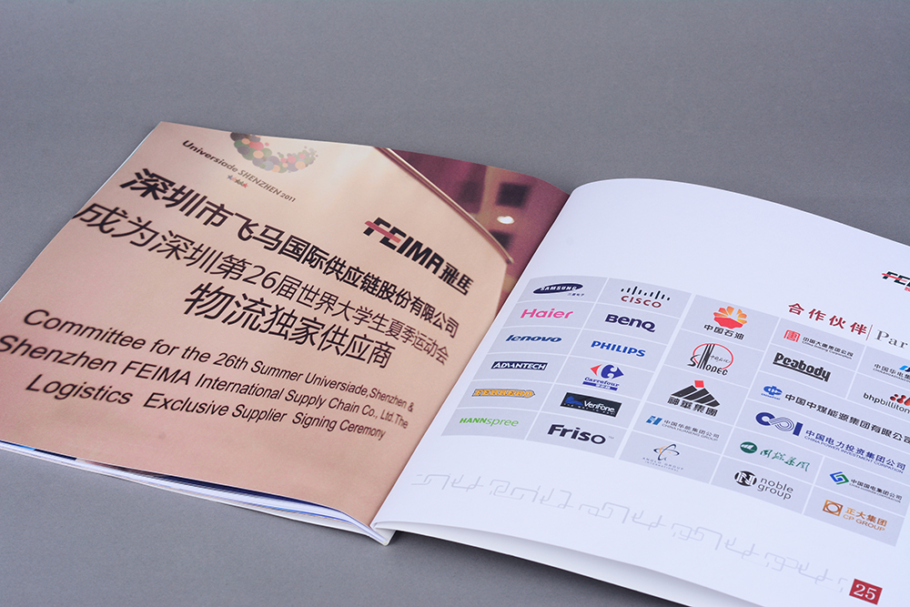 深圳飞马国际供应链股份品牌形象画册设计