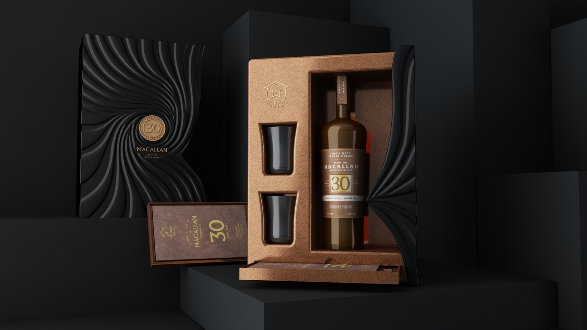 威士忌包装设计 洋酒包装设计 洋酒礼盒包装设计