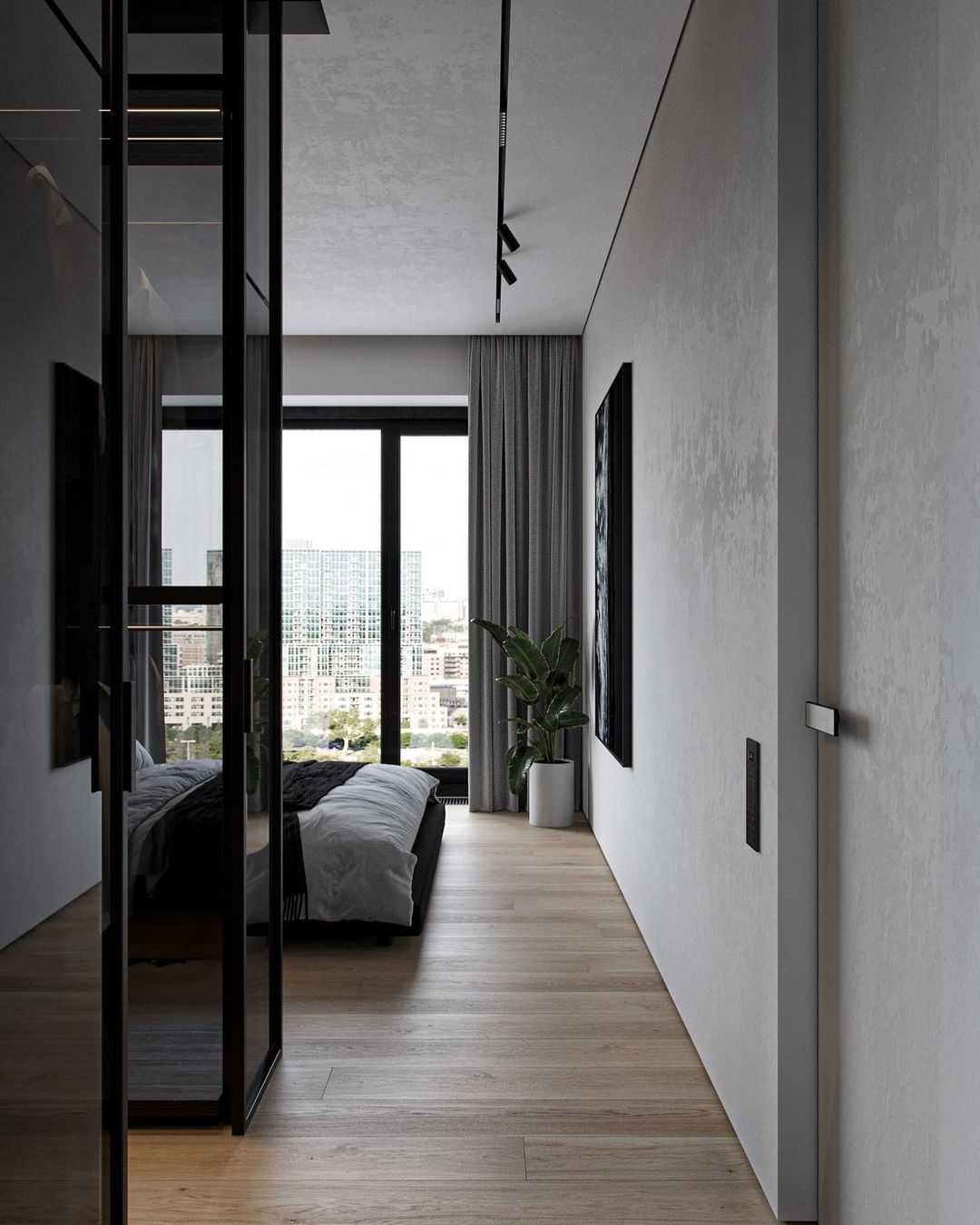 NEEN DESIGN：现代简约城市风格为空间带来生命—卧室