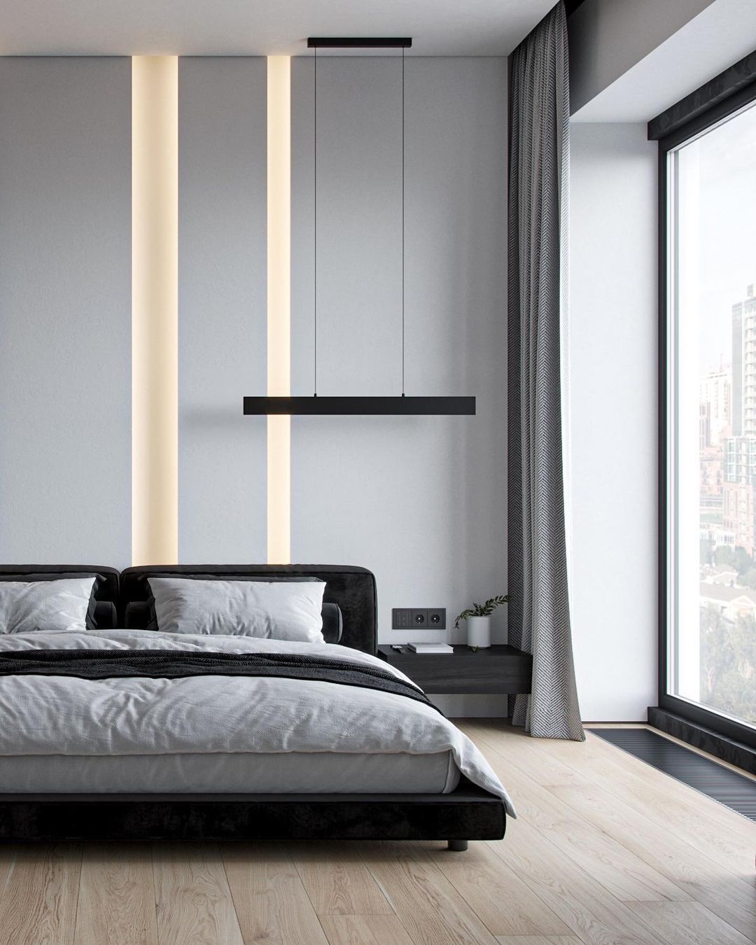 NEEN DESIGN：现代简约城市风格为空间带来生命—卧室