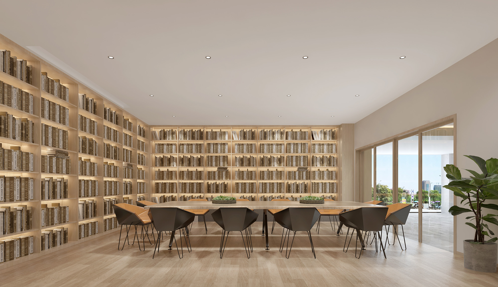 某中学图书馆设计方案|空间|家装设计|ALIN_L - 原创作品 - 站酷 (ZCOOL)