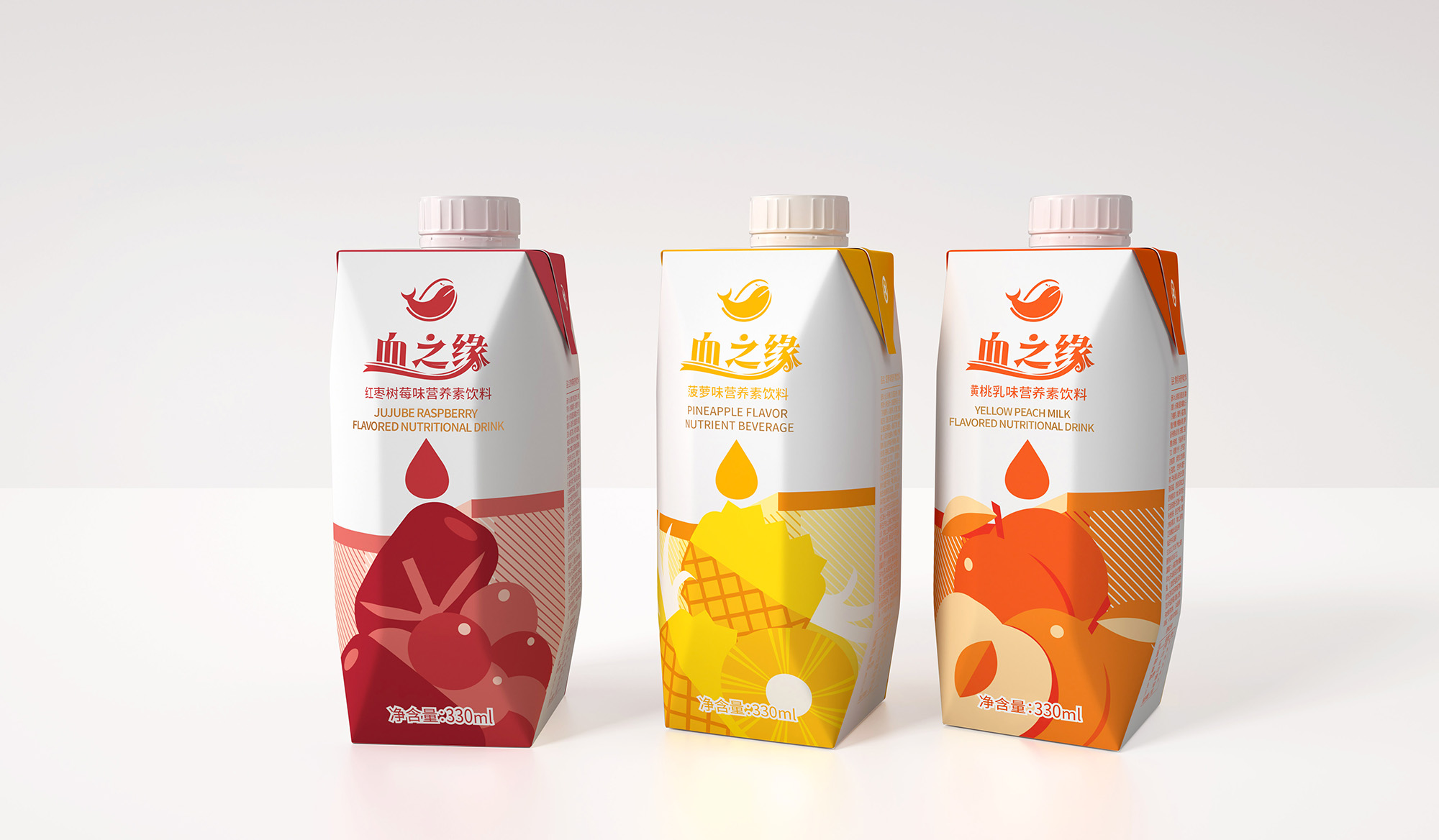 圣智扬设计作品&血之缘营养素饮料包装设计