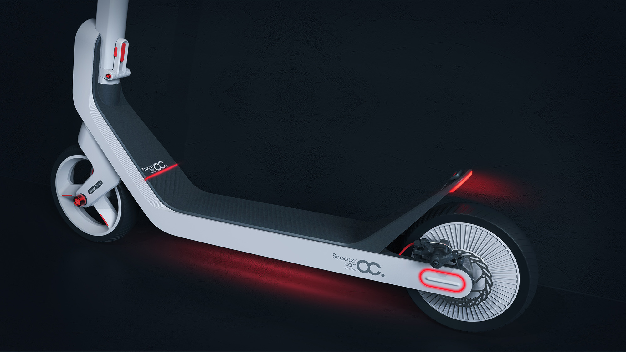 哈士奇设计作品 - 电动滑板车