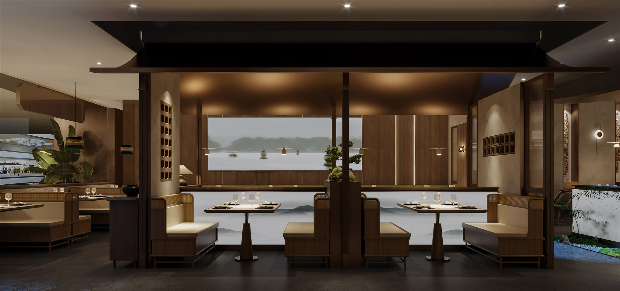 泗阳韵味·满珑桂雨餐厅设计