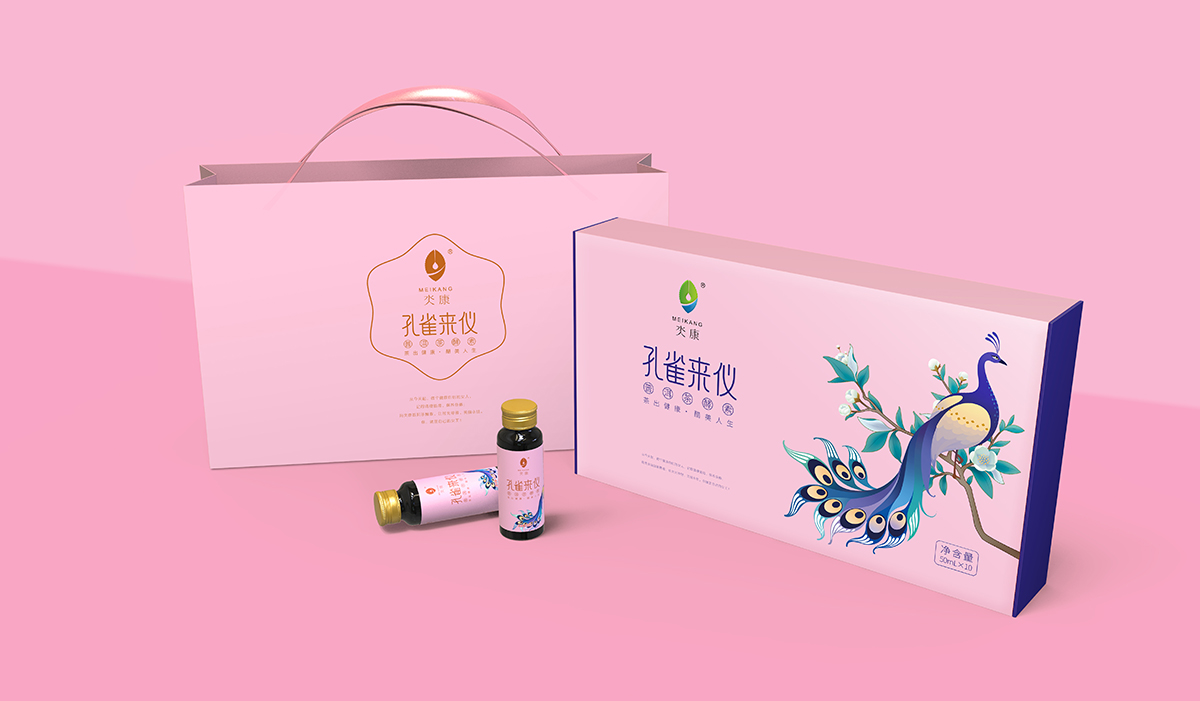 氼康茶醋酵素口服液包装设计-深圳圣智扬包装设计-礼盒包装设计