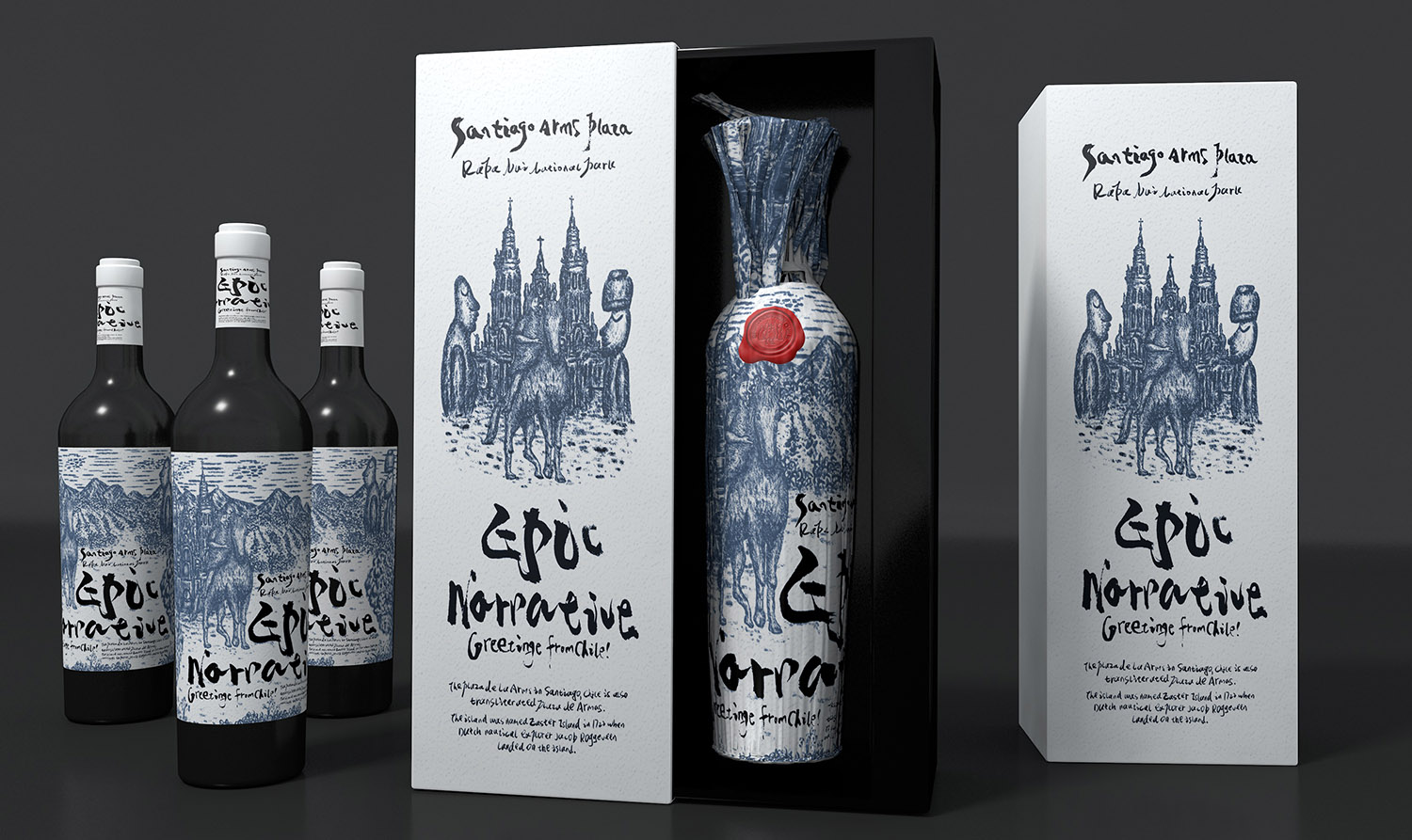 EPIC NARRATIVE红酒包装设计