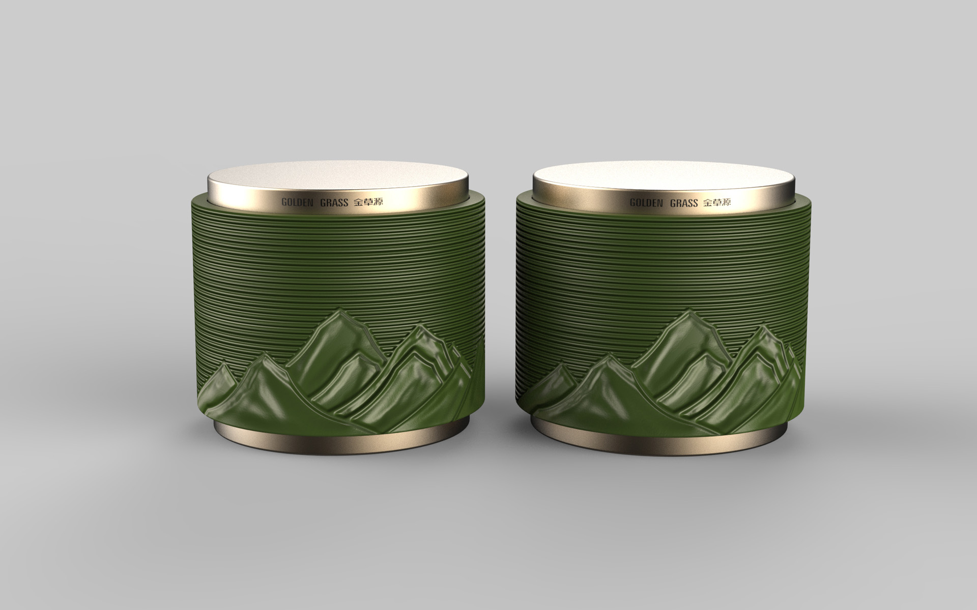 虫草养生茶包装设计 养生茶礼盒包装设计