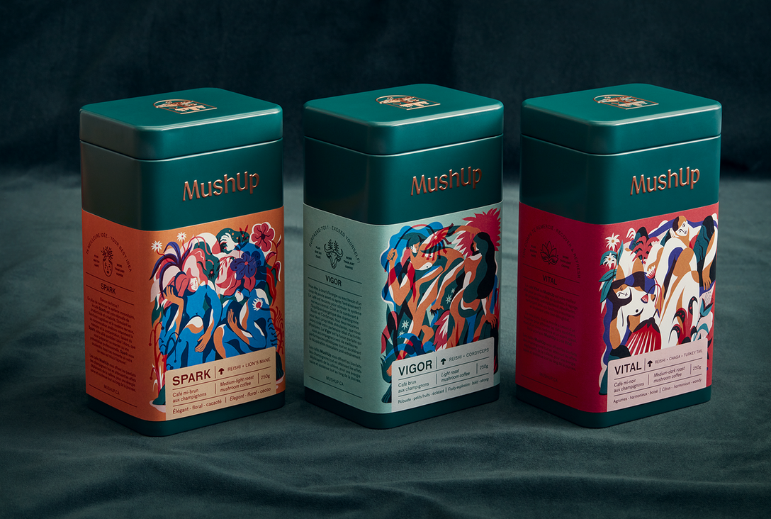 mushup 咖啡品牌包装设计